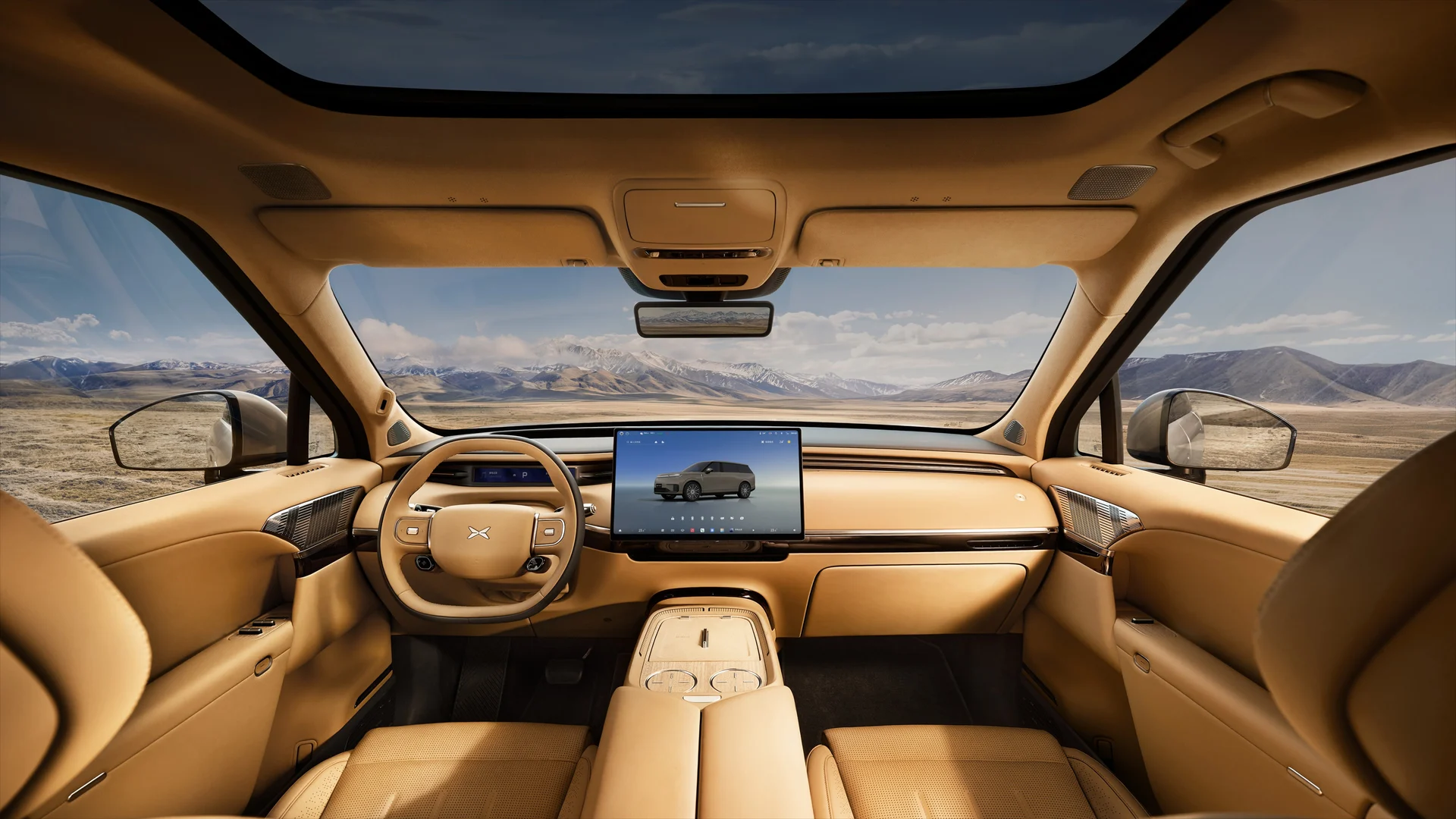 XPENG GX cabin and integrated controls